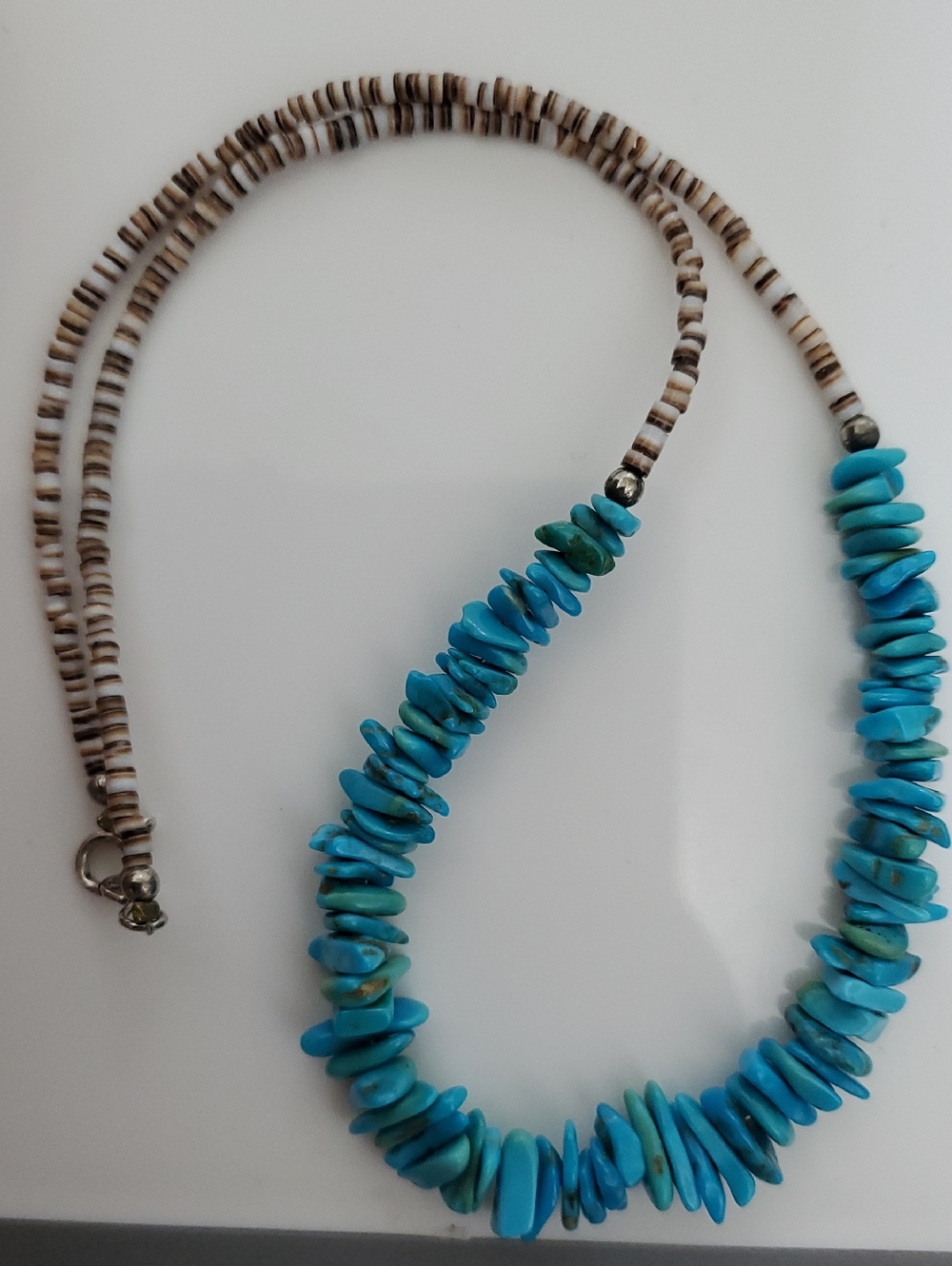 GenuineTurquoise Chip Bead Necklace